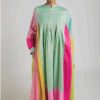 Clothing Injiri | Injiri, Utsav Muslin Dress Teal