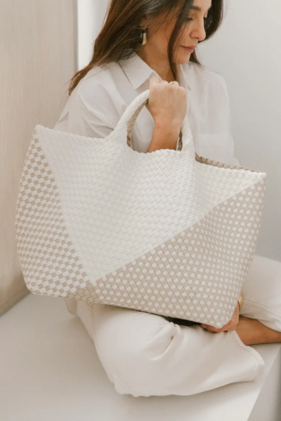 Accessories Naghedi | Naghedi, St. Barths Large Graphic Geo Tote