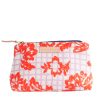 Accessories Erin Flett | Erin Flett, Anthro Orange And Lila Betty Makeup Zipper Bag