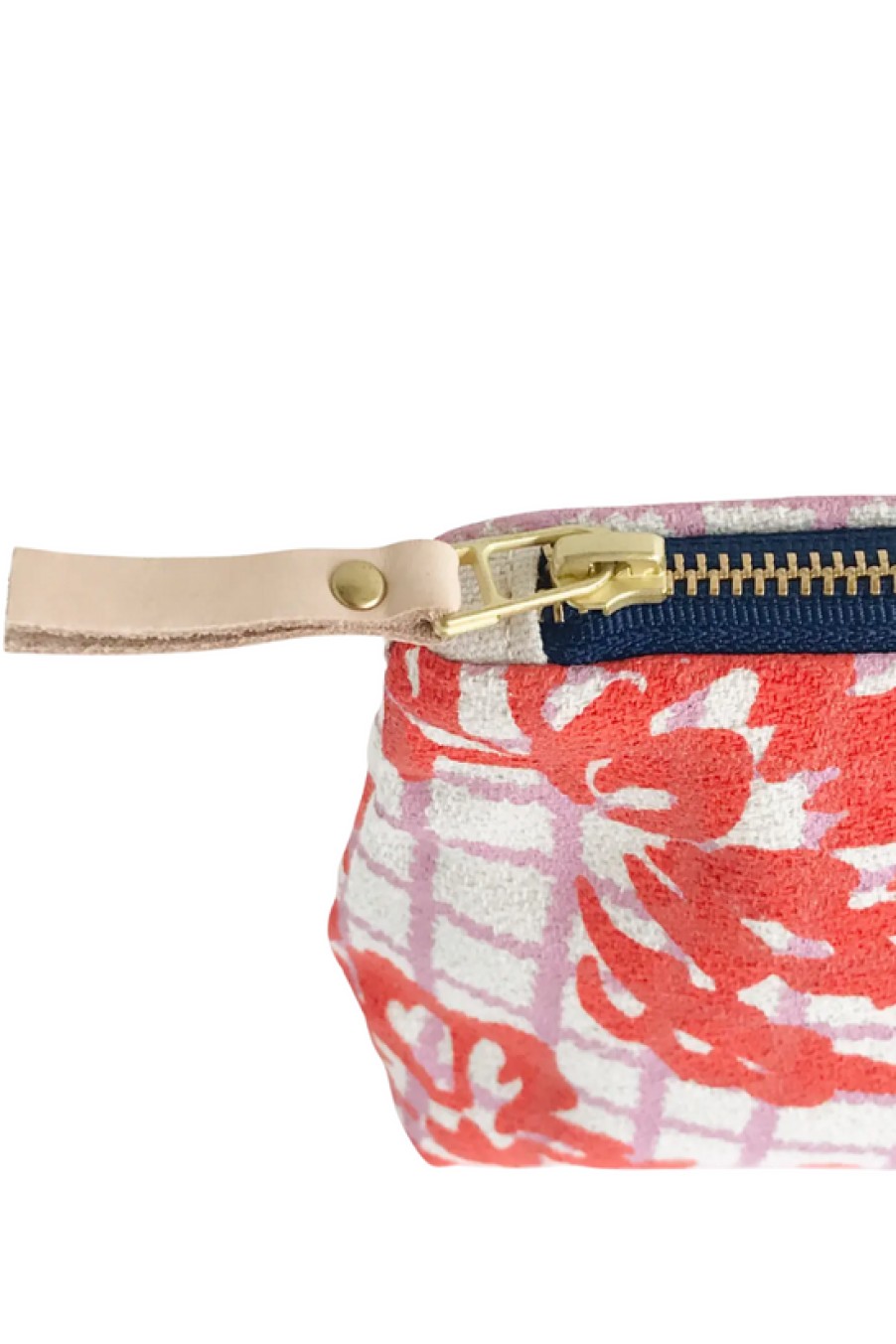 Accessories Erin Flett | Erin Flett, Anthro Orange And Lila Betty Makeup Zipper Bag